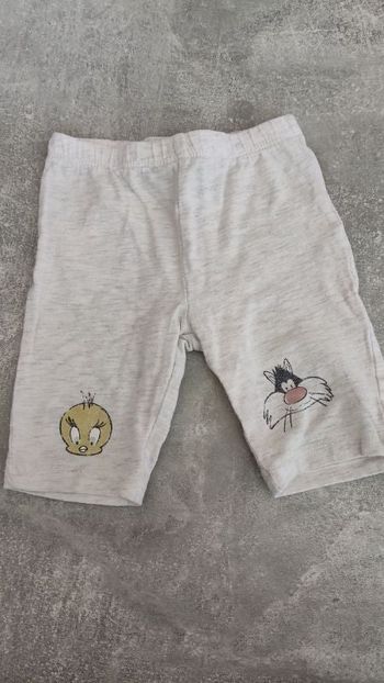 Legging court bébé fille 12 mois Titi
