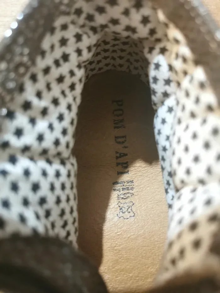 🌼 Chaussons Pom d’Api Mini Zip T23 – brillants, étoiles, confort & style ⭐ - photo numéro 5