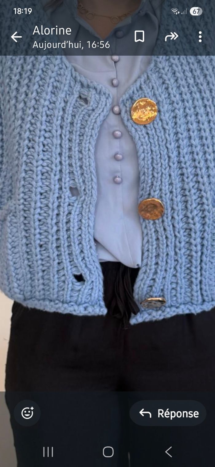 Gilet maille - photo numéro 3