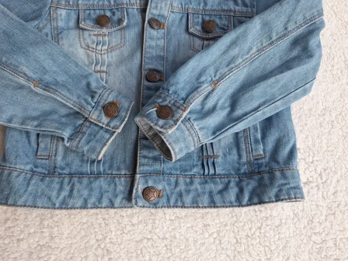 Veste jeans bleue - photo numéro 4