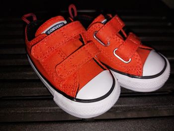 Converse bébé vermillon