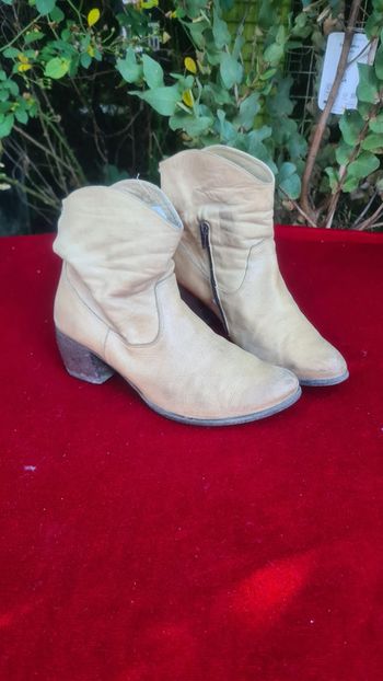 Bottine Myma 39 1/2 beige