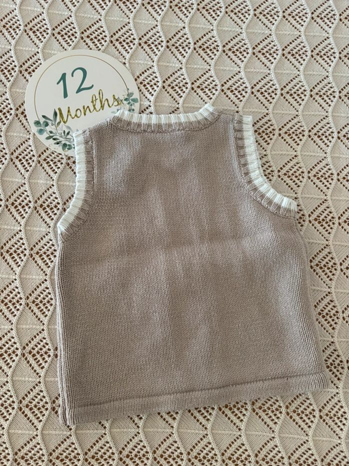 Gilet sans manche bébé 12 mois - photo numéro 2