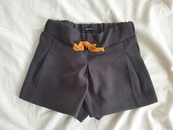 Short gris noeud moutarde - T9M - Kiabi