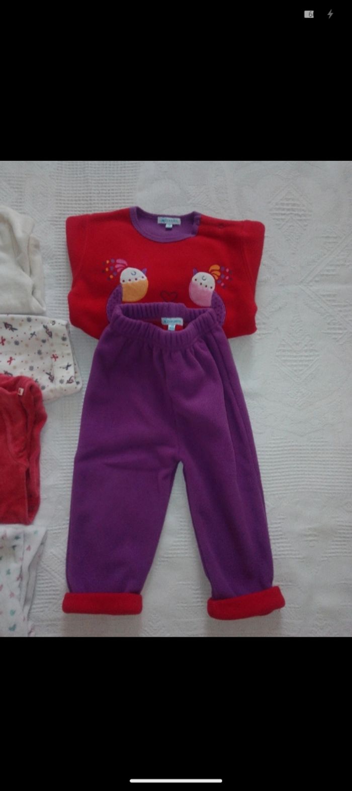Lot pyjama fille 18 mois - photo numéro 2