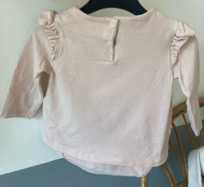 Bodie t-shirt manches longues rose pale verbaudet - photo numéro 3