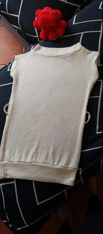 Pull long beige TU