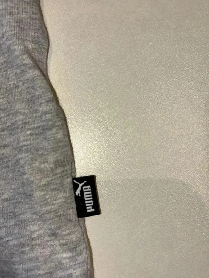 T-shirt gris classique – Taille 12 ans – Puma - photo numéro 4