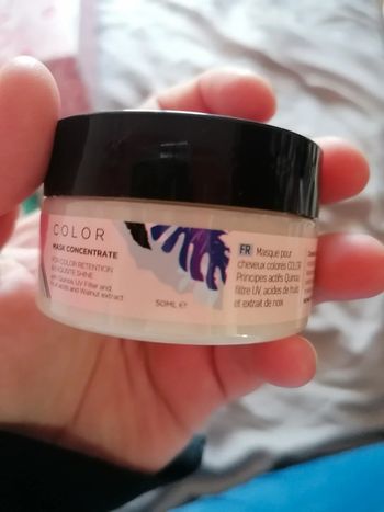 Masque pour cheveux colorés marque brave