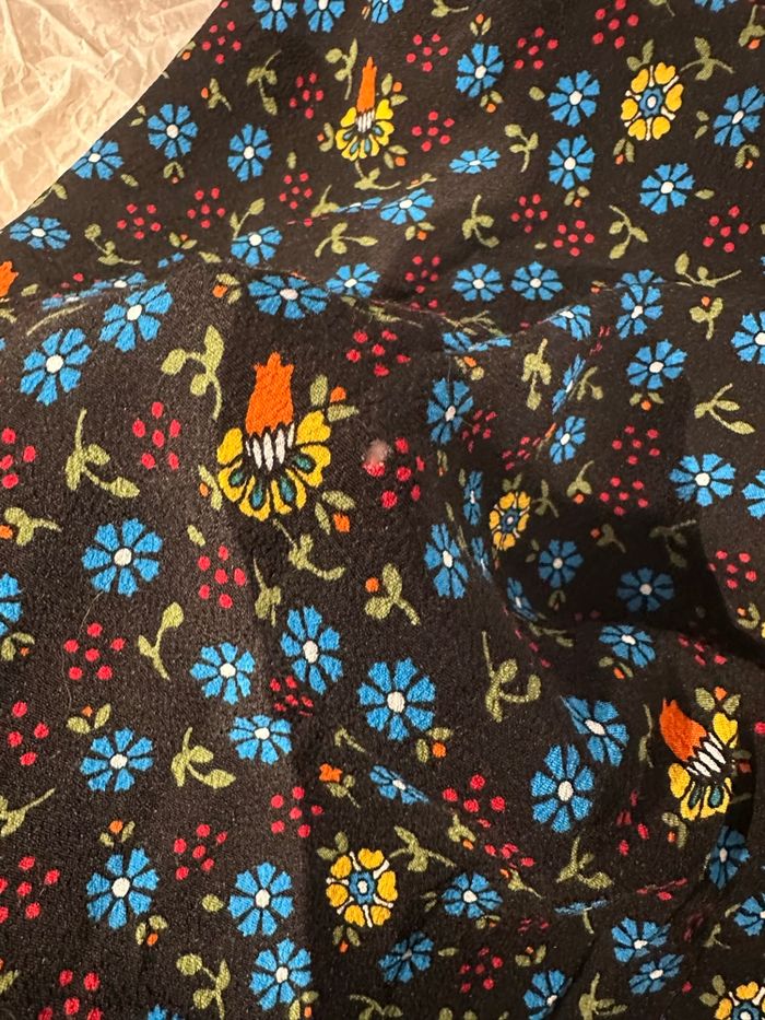 Chemisier à fleurs noir et multicolore Maje T3 40 L - photo numéro 7