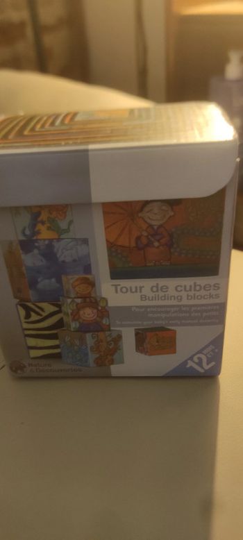 Tour de Cubes à empiler nature et Découvertes
