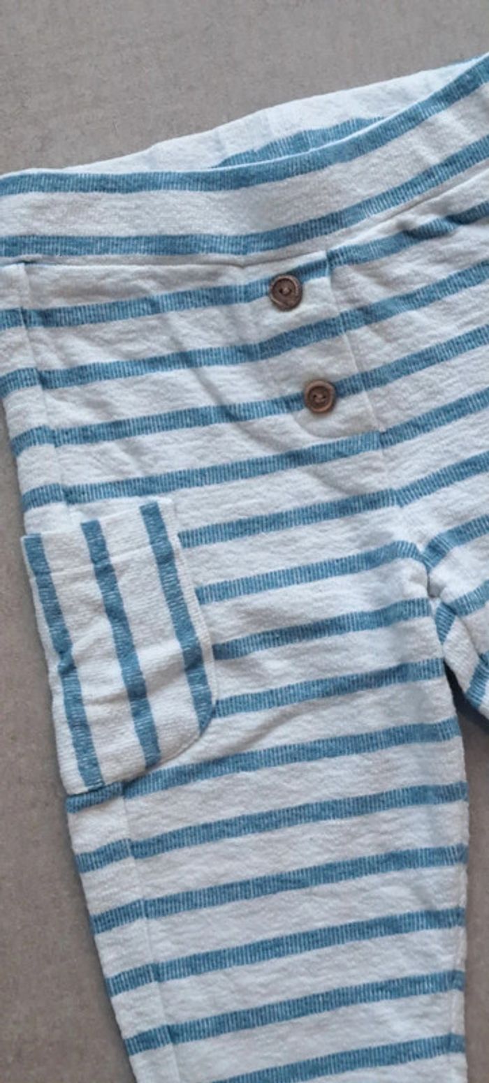 Pantalon marinière 9 mois LC Kids - photo numéro 2