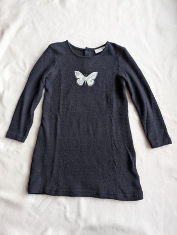 Robe droite marine papillon - 98/104 - Lupilu
