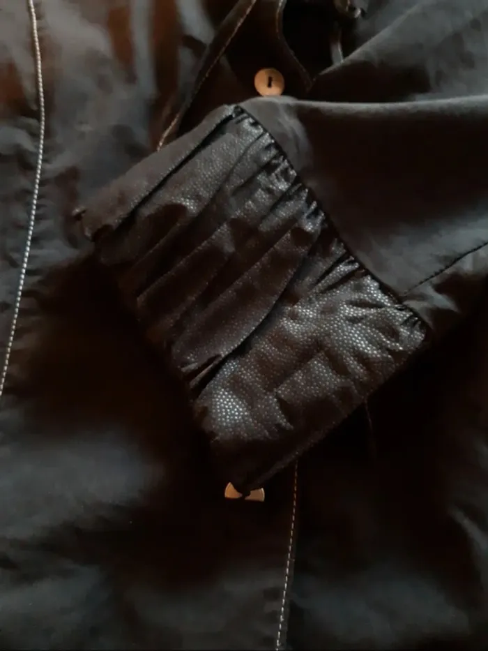 Veste légère noire bi-matière Telmail - photo numéro 5