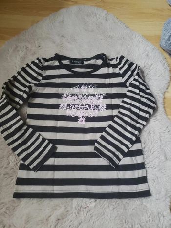 Haut ML rayé 8/10 ans