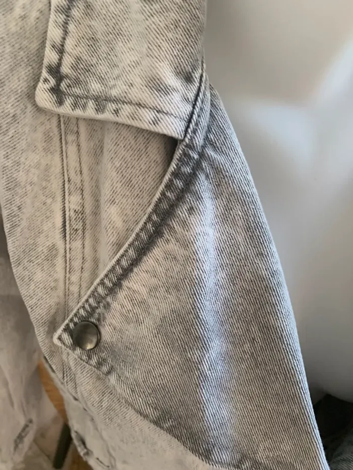 Veste jean Kiabi grise taille 36 - photo numéro 5