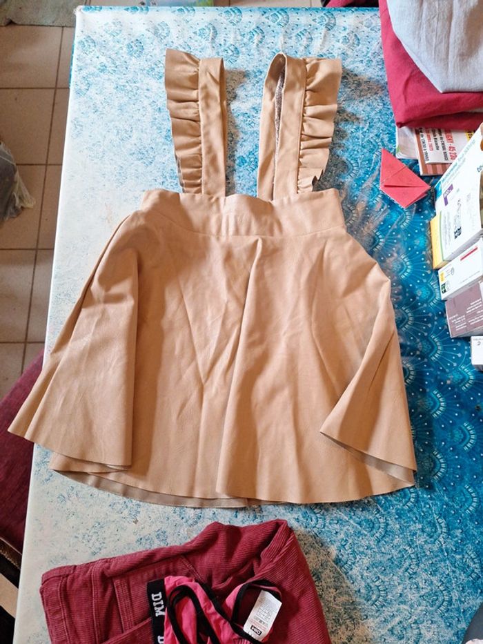 Robe simili cuir 8 ans