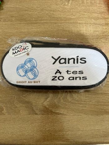 Housse pour boule de pétanque Yanis 20 ans OM