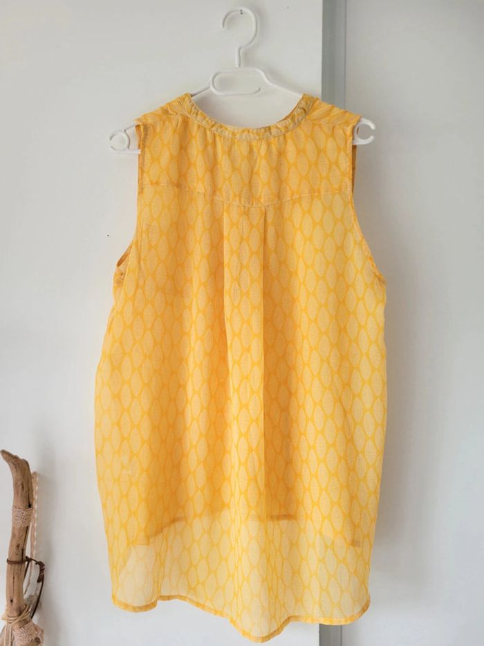 Débardeur Transparent Jaune Femme Women by Gémo – Taille 44 – Très Bon État - photo numéro 3