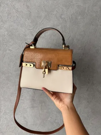 Sac à main Aldo - marron et beige