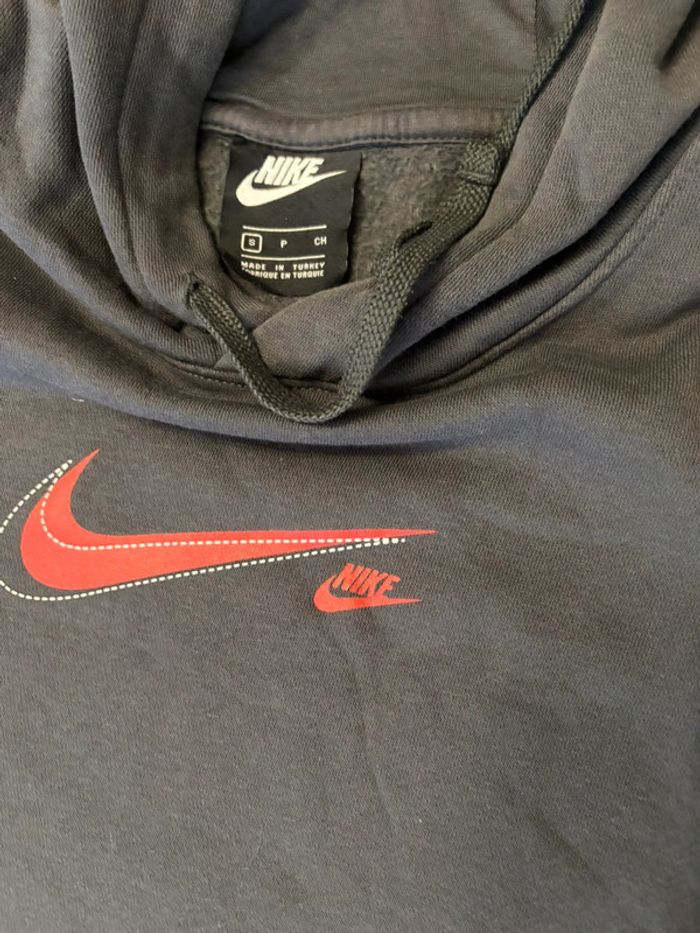 Sweat gris à capuche Nike taille S