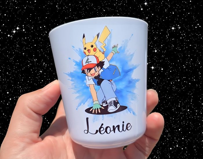 Verre incassable personnalisé neuf pikachu