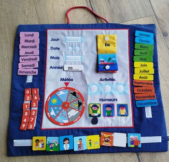 Calendrier en tissu