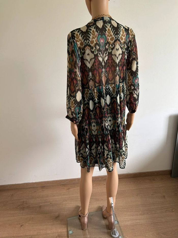 Robe imprimée avec manches 3/4 Naf Naf taille 40 jamais portée - photo numéro 10