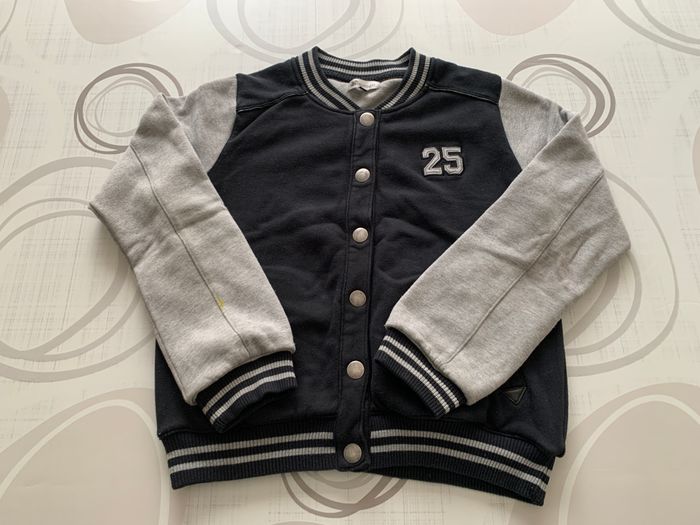 Blouson Teddy noir et gris - 42/44 - K woman - photo numéro 2