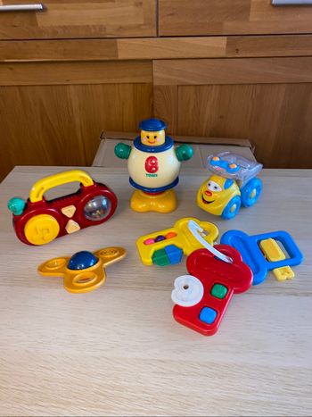 Hochets jouet bébé éveil Fisher price berchet Mattel tomy 1992 1994 1998 2007