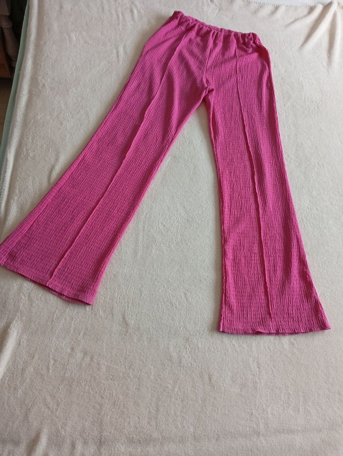 Pantalon en maille torsadé, ceinture élastique - photo numéro 4