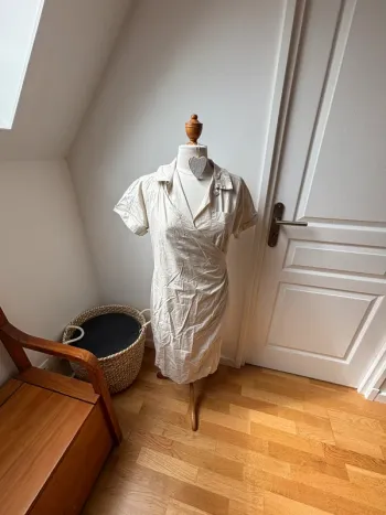 Sublime Robe portefeuille beige Max Mara Weekend – Taille 40 (FR)