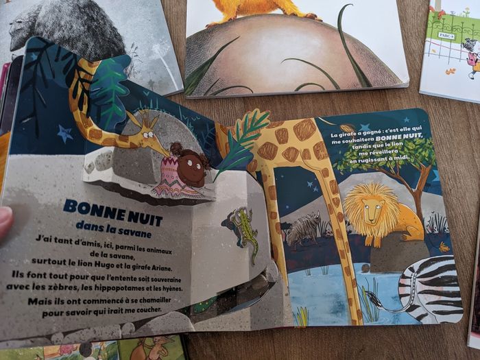 Lot de livres enfant avec pop up, neuf et electro animaux nathan offert - photo numéro 7