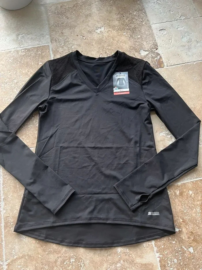 Taille M / 38 teeshirt manches longues de sport neuf Shock Absorber noir 🔋