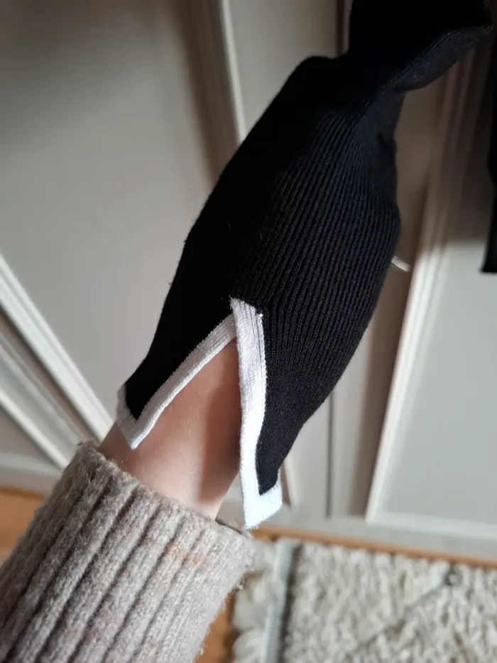 Pull fin contrasté Zara - photo numéro 3