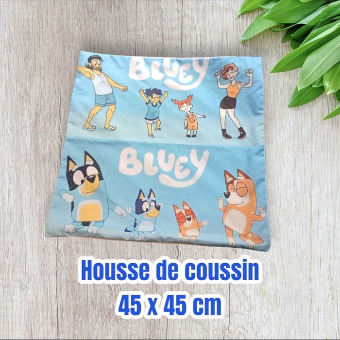 Housse de coussin bluey