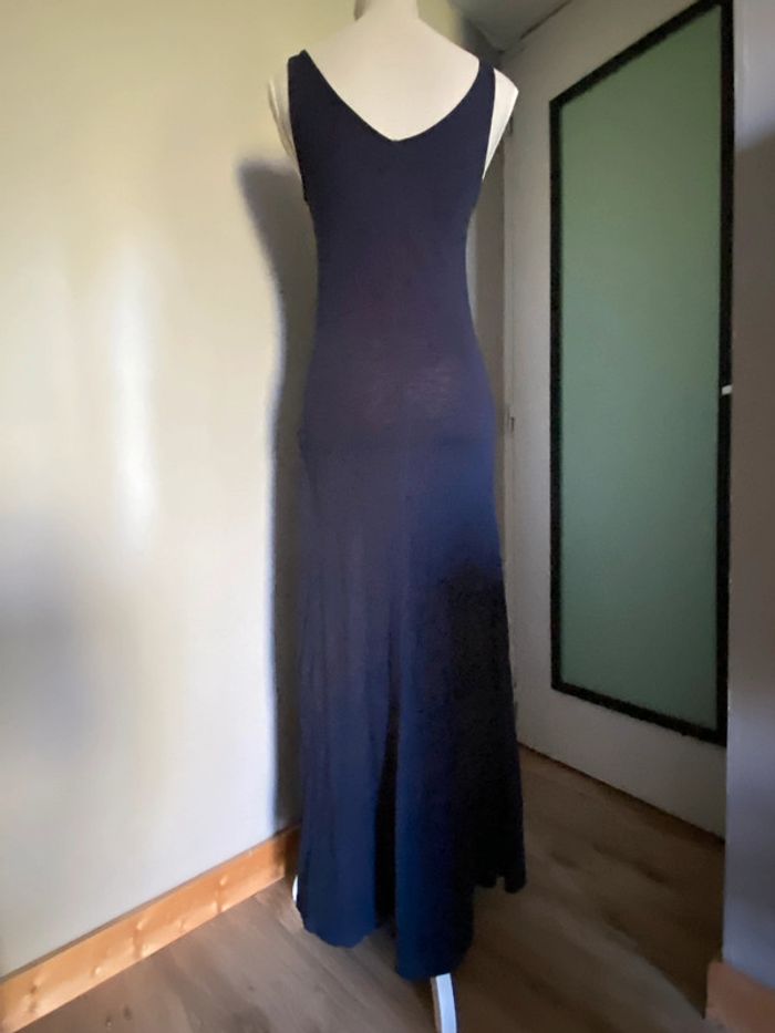 Robe longue bleu marine Monoprix - photo numéro 3