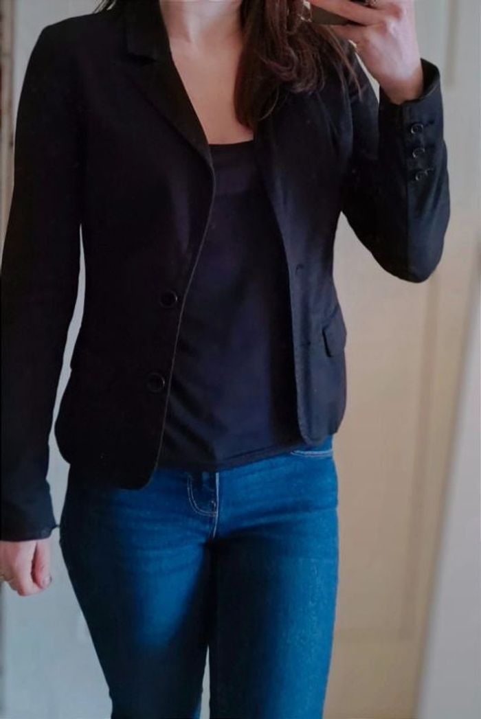 Veste style blazer Jennyfer noire