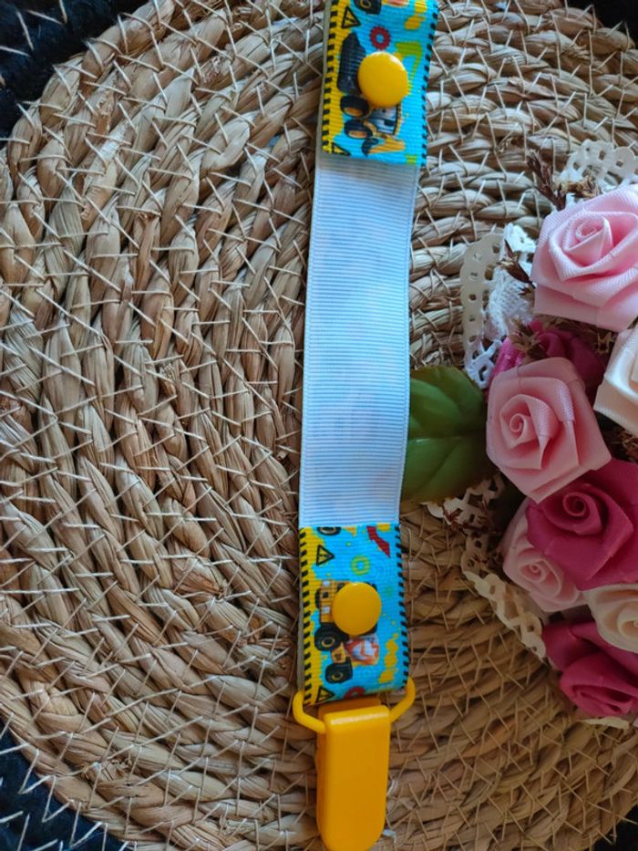 🌿Attache tétine motif TP🌿 - photo numéro 2