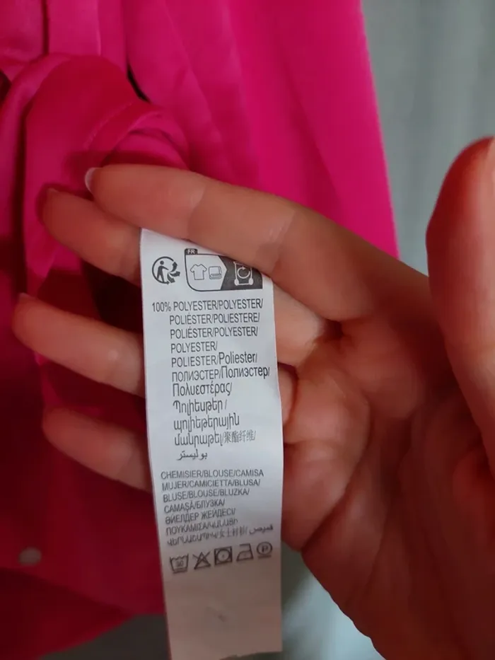 Chemise fuchsia Kiabi – Taille M – Très bon état - photo numéro 3
