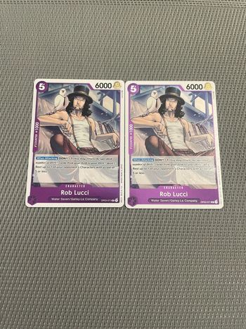 Lot Cartes One Piece Rob Lucci OP03-071 RPillars of Strength