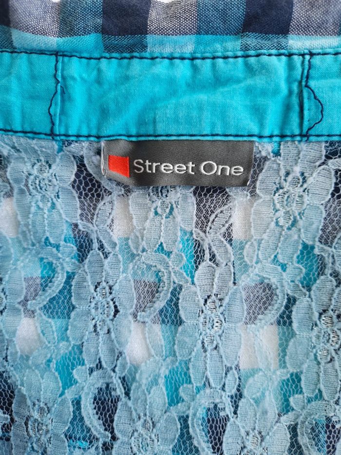 Chemise dégradée de bleu Taille 38/40 - photo numéro 5