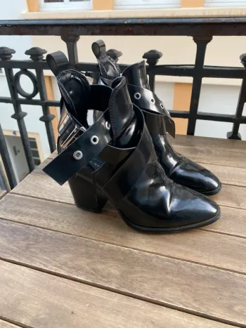Bottines cuir Zara