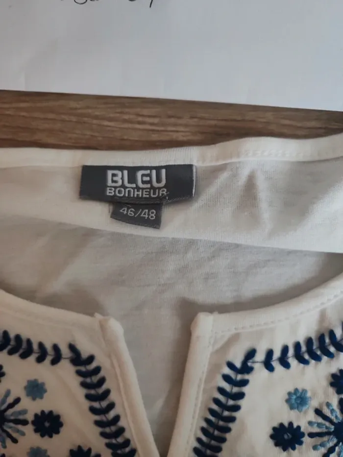 Haut taille 46-48 blanc - photo numéro 5