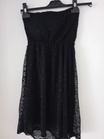 Robe sans bretelle dos nu