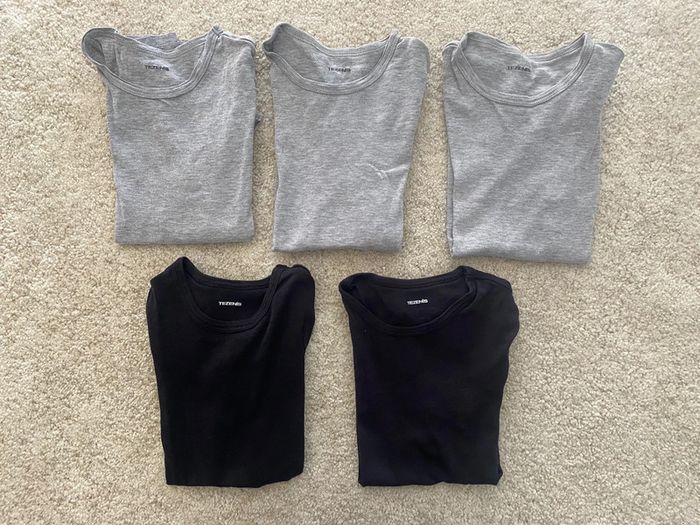 Lot 5 tshirts uni Tezenis 🌻