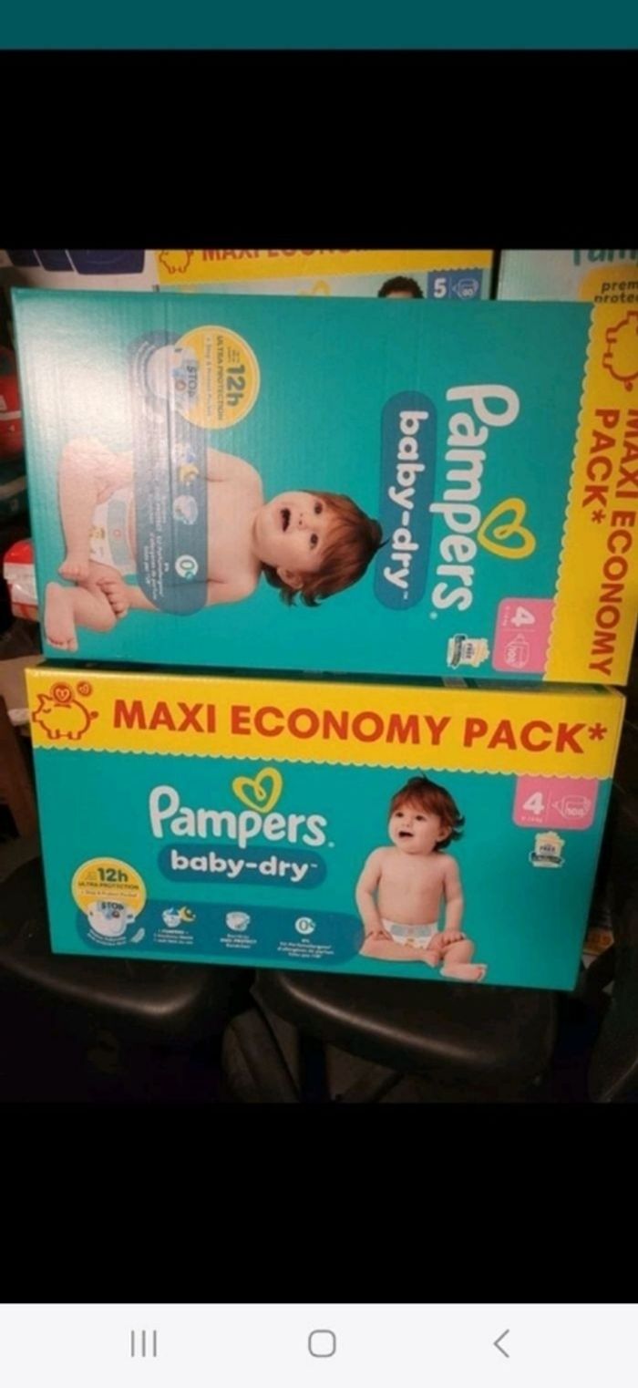 40 euro les 2 maxieconomy pack pampers taille 4