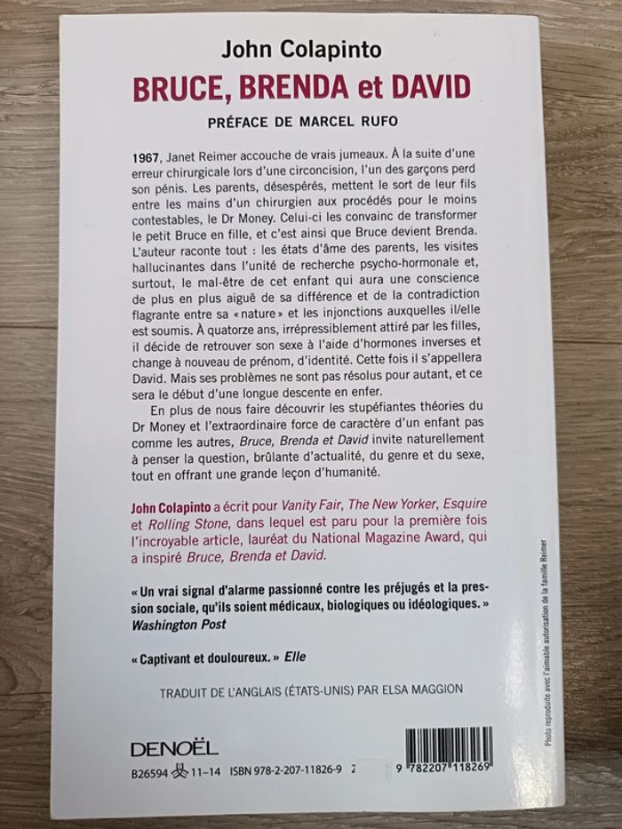 Bruce, Brenda et David - L'histoire du garçon que l'on transforma en fille - photo numéro 3