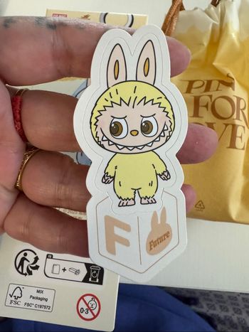Labubu pin for love F