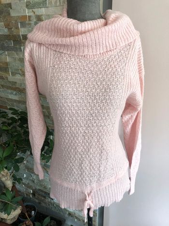 Pull rose en mohair 34/36